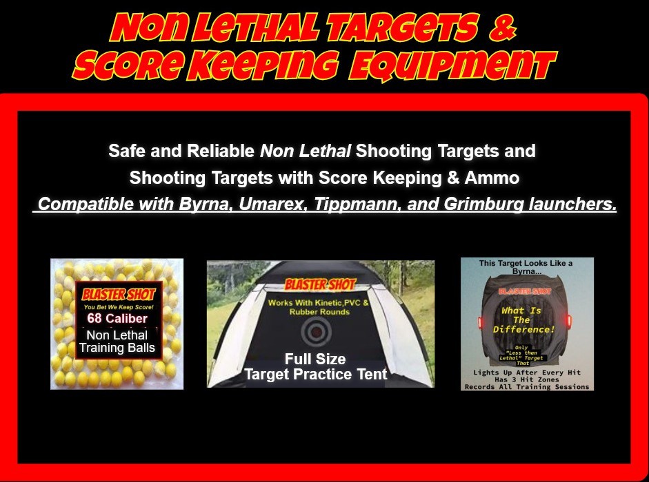 Less Than Lethal Score Keeping Targets and Reusable Ammo